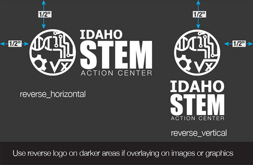 STEM AC reversed logo standards