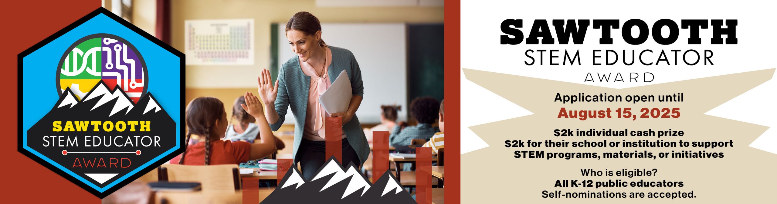 Sawtooth STEM Educator Award 2025