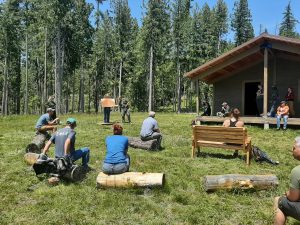 Greg Gissel at Project Learning Tree Sustainable Forestry Tour 