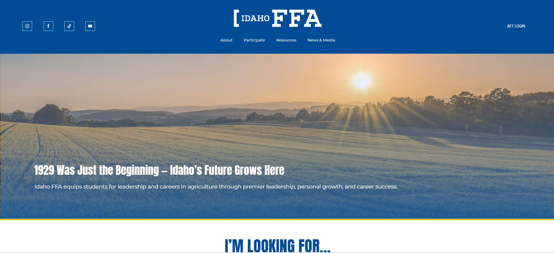 Bret Kindall at Idaho Career Technical Education & Idaho FFA Association 